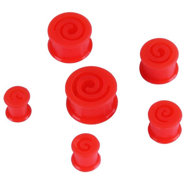 

modrsa 1pair сильные ушенные раметки включения и туннели пустые спиральные серьги материалы expander helix piercing conch body ювелирные изд, Silver