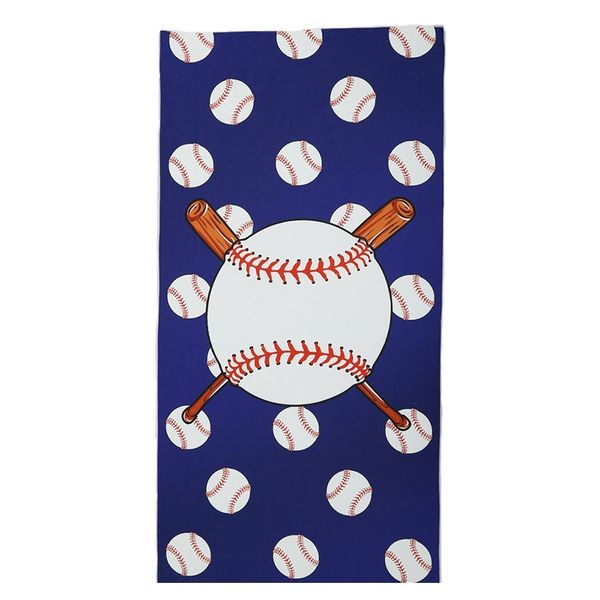 

75150cm football large micorfiber bath towel baseball beach towels for adults sports camping shower towels serviette de plage f wmtdgy