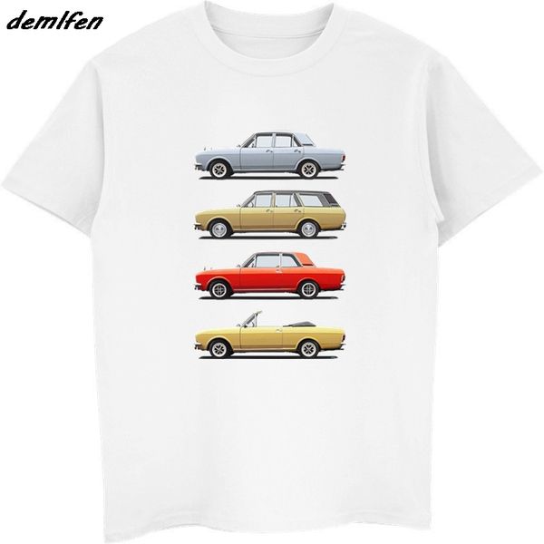 

мода классического американского автомобиль вентиляторы cortina mk2 вариация ретро классические дизайнеры балахона автомобилей печать на тис
