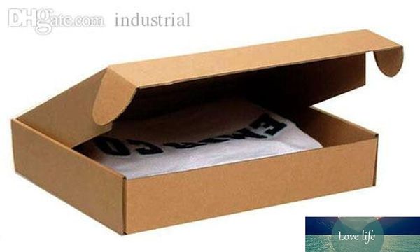 Großhandel-Großhandel 30 teile/los Kostenloser versand 21*13*3,5 cm wellpappe kleidung verpackung box, hemd verpackung box