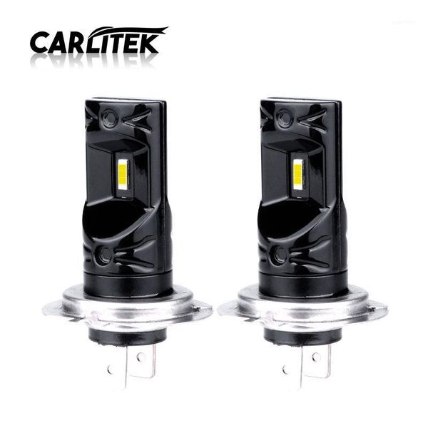 

2 pcs carlitek 2csp-1860-a car led high bright h7 led fog lights bulb car headlights for auto white lamp dc12v-24v ip681