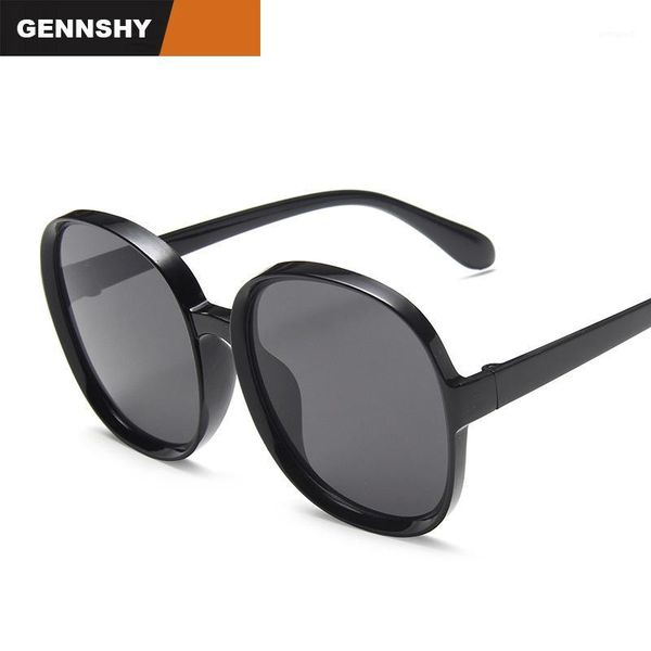 

sunglasses 2021 vintage round men retro brand design big frame plastic eyeglasses black driving uv4001, White;black