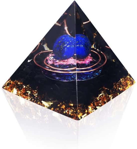 Heilsteine, Orgon-Pyramide, positiver Energiegenerator, Chakra-Kristallpyramide