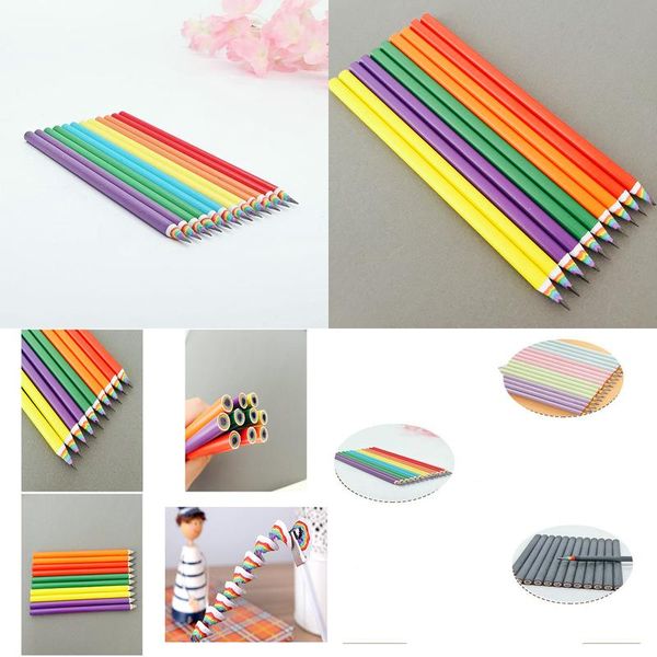 

school creative stationery easy pencil drawings rain bow pen pencil girls sketches cute girl sketch rainbow pen for children jllqqd