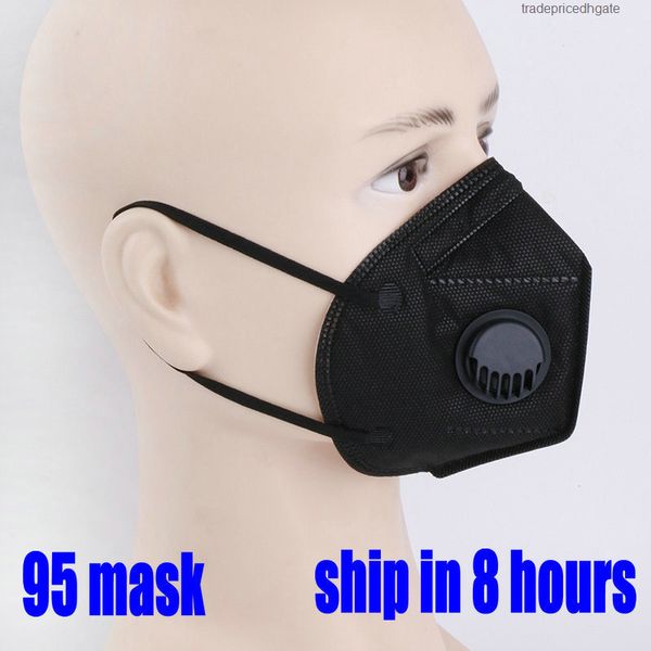 

factoryxkeirespirator 95% breathing carbon black filter activated k&95 valve 6 layer designer face mask