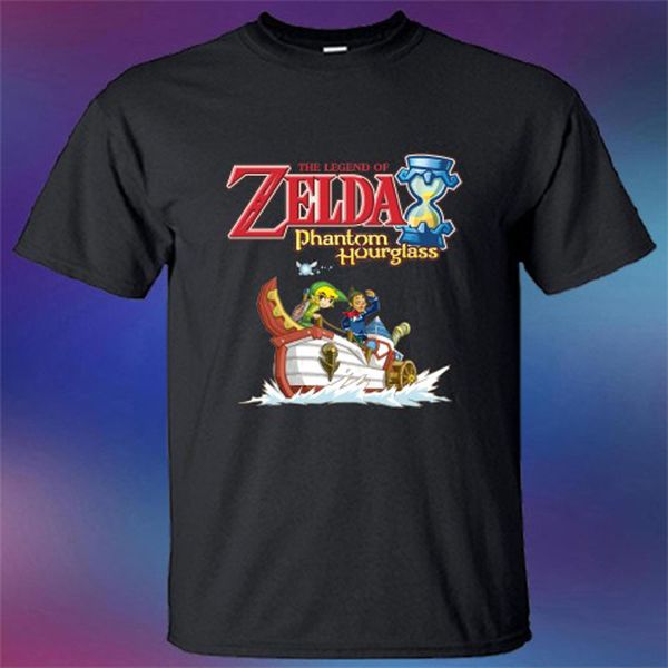 

new the legend of zelda phantom hourglass men's black t shirt size s 3xl t shirt summer famous sport hooded sweatshirt hoodie