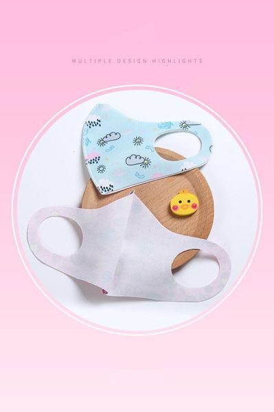 

breather cartoon thicken masks reuseble protective face kids pm2.5 anti dust mask for children mouth face mask ship