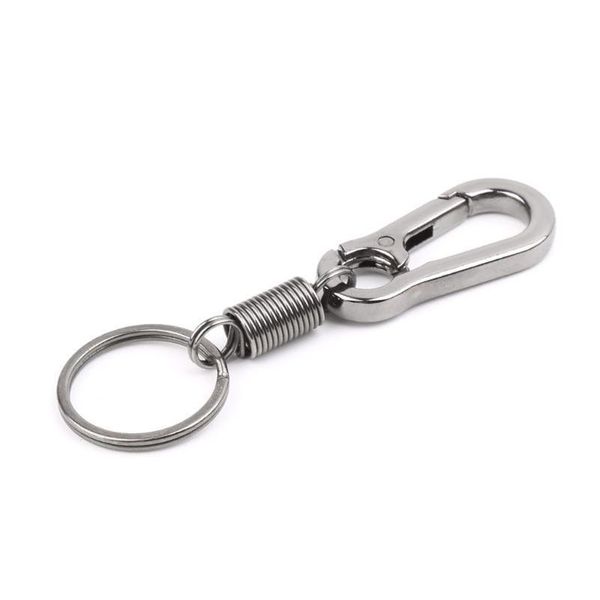 

retractable gourd buckle carabiner keychain waist belt clip anti lost keyring retractab qyleqh