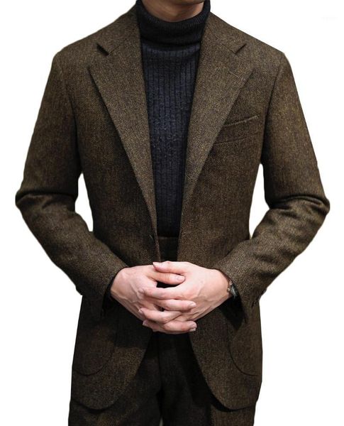 

wool men's suits jacket solid england style custom made skinny formal singal breasted smart casual party evening wear1, White;black