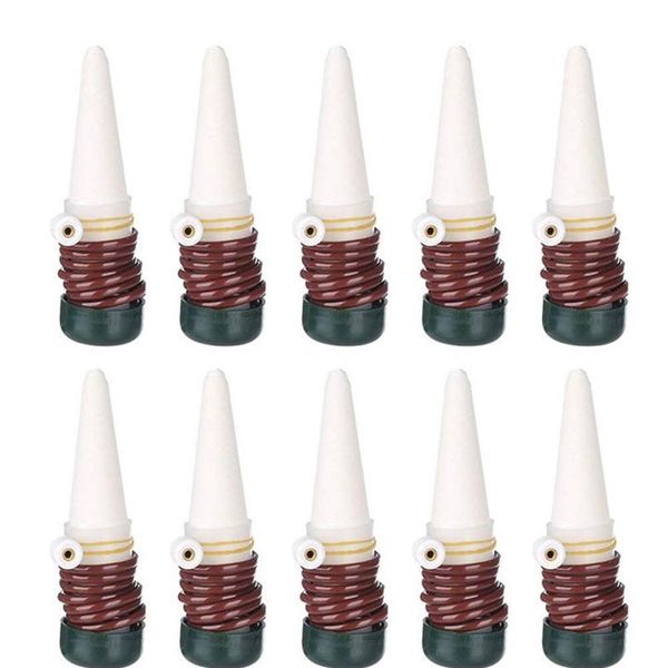 

watering stakes,10 pack indoor matic drip watering system irrigation equipment tool for plant waterer ceramic prob bbytlx