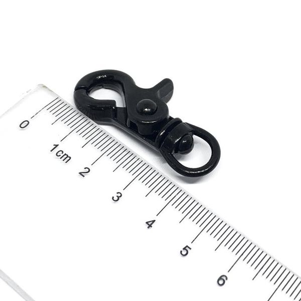 

19 colors 10pc/lot keychains lobster clasps hooks key chain key rings for diy trinkets pom pom keychain jewelry jlllym