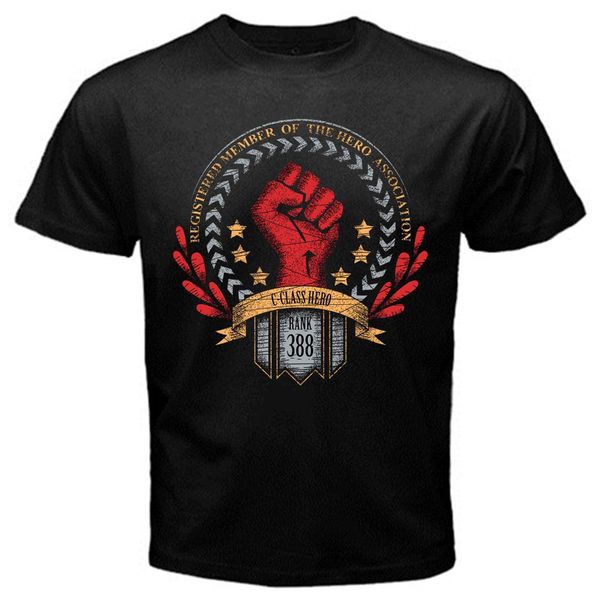 

one punch man anime japan tv series black basic fashion brand streetwear solid color short sport hooded sweatshirt hoodie t shirt