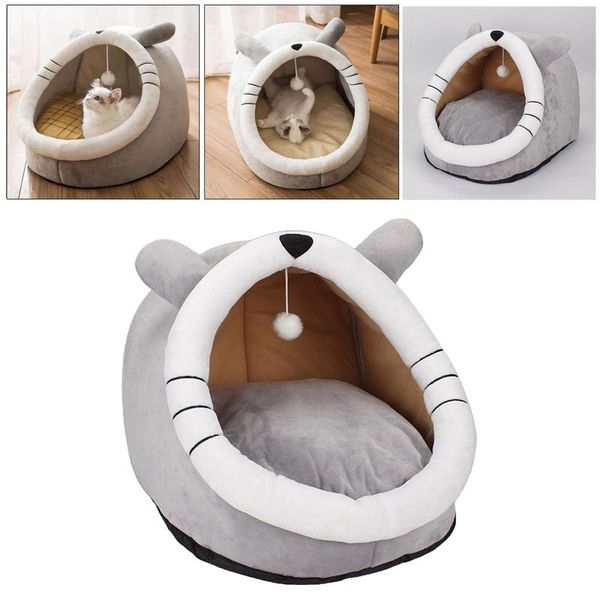 

warm pet house puppy kennel mat for dogs animals cat kitten nest teddy chihuahua cave dog bed