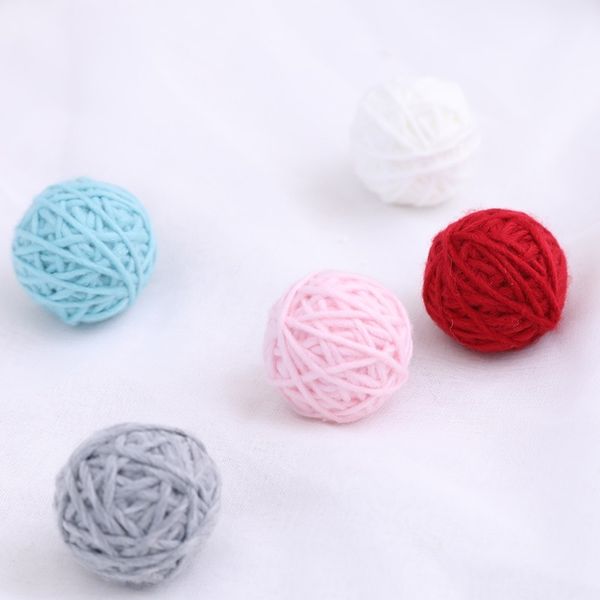

christmas decorations ins coloured wool ball pendant christmas tree garlands rattan diy pendant coffee shop window decorations