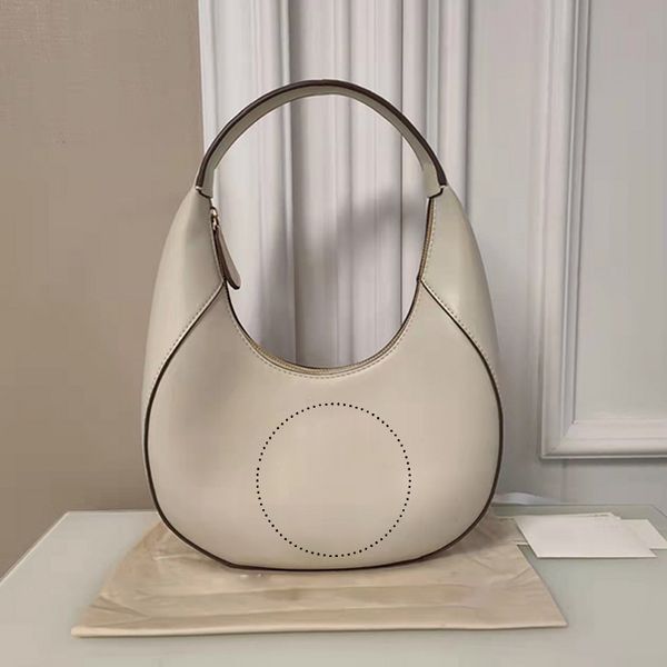 

2022 fashion nappa leather shoulder bag for women solid zipper handbag baguette high quality