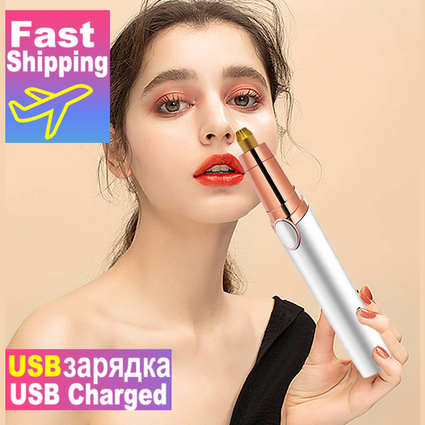 

new design electric eyebrow trimmer makeup painless eye brow epilator mini shaver razors portable facial hair remover for women