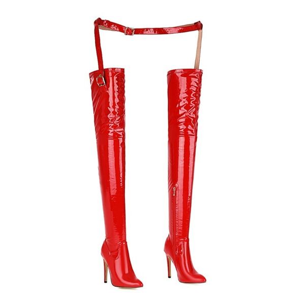 

2020 new and fashion stiletto super high on knee gwc2, Black