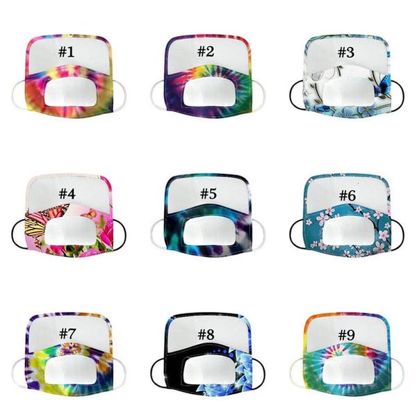 

language mask anti 9 styles visible lip fog clear protective visual mouth cover 2 in 1 face shield deaf mute masks 200pcs t1i2199 z53i