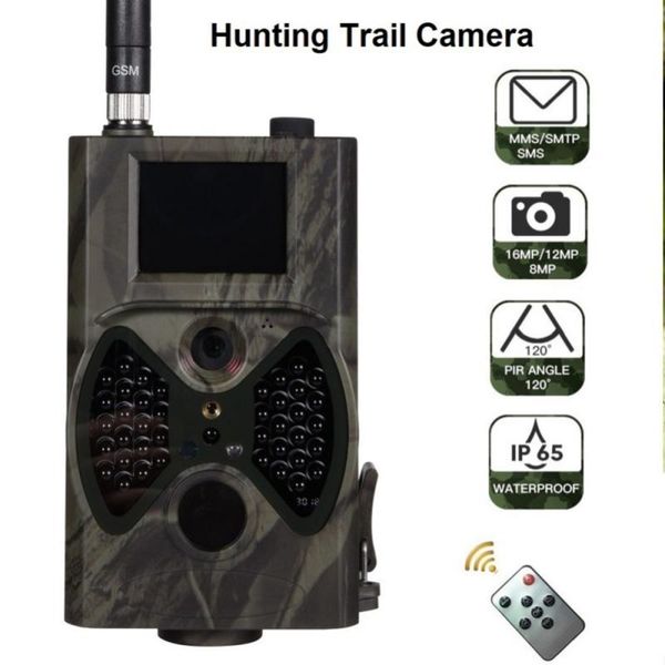 

hc-330m 16mp trail camera waterproof 1080p p trap hunting wildlife monitoring 120Â°detecting range 940nm night vision