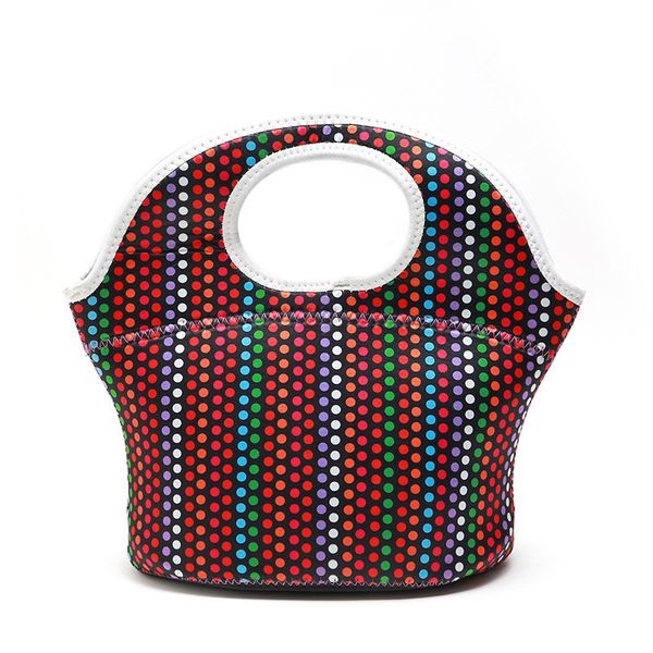 

portable insulated coolers package floral printing lunch bags thickened neoprene food organizer for office travel 13 5sn e1