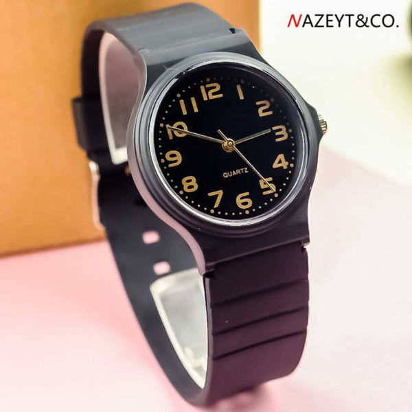 

fashion men's new and simple women's waterproof watch primary and secondary school children's korean silicone camouflage quar, Slivery;brown