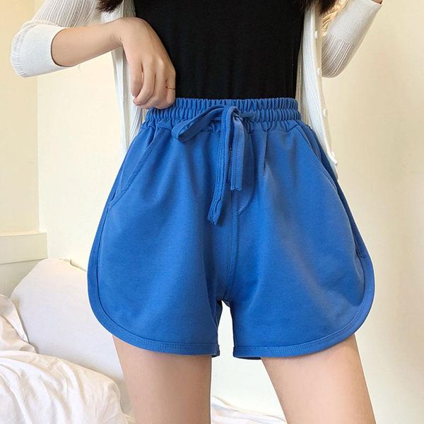 

women's shorts women thin plus size 2021 arrival summer female teenage girl black white orange blue korean style 4xl 5xl s09, White;black