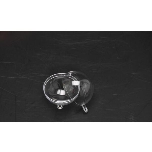 

new design christmas decorations balls openable transparent plastic christmas tree ornament party hollida jllnxd lucky2005