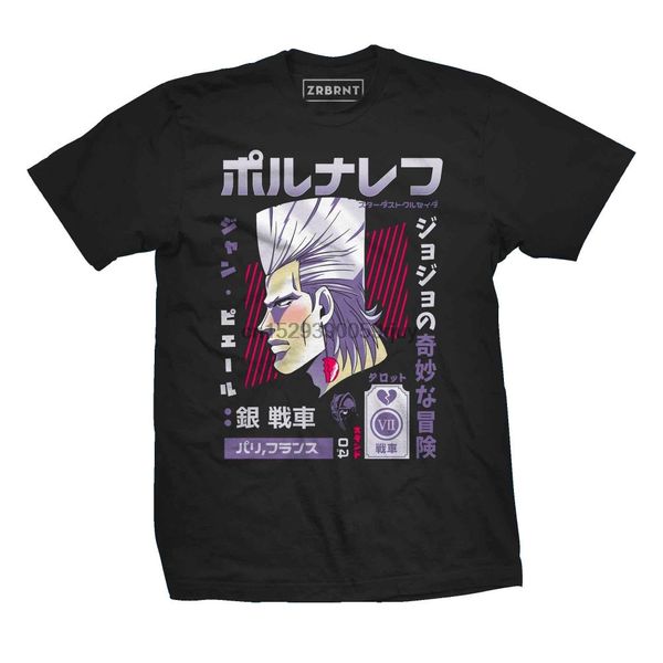 

sport japanese anime shirts jj205 kanji plonareff jo jo bizzare characters