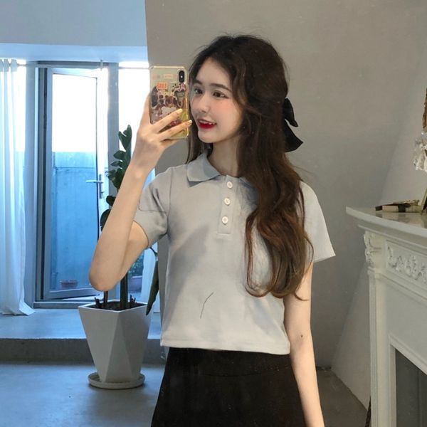 

женская короткая рубашка рукав короткий рукав женская рубашка jvbwa, White