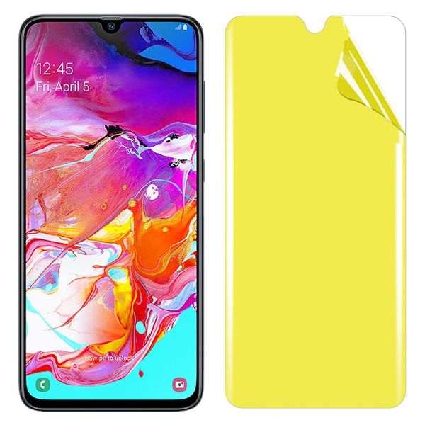 

for galaxy a70 soft tpu full coverage front screen protector