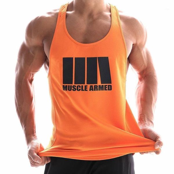 

new fashion quick drying sleeveless shirts tank men fitness shirt mens singlet bodybuilding workout gyms vest fitness men1, White;black