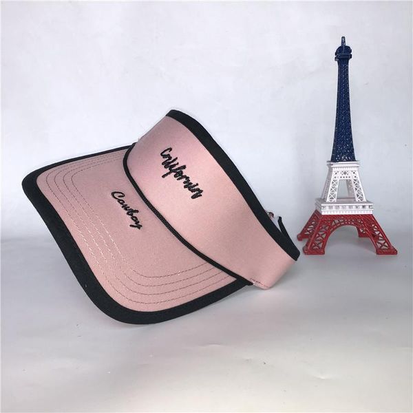 

2019 summer simple letter cotton tide hat марка слейте top hat visor для женщин для мужчин вышивание вс cap snapback caps sqcxof bdehair, Black;white