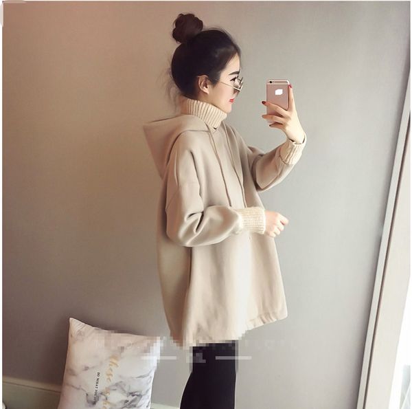 

maternity pregnant and spring clothes women long version of the sweatshirt korean autumn 2019 winter fashion hoodies ihvqb