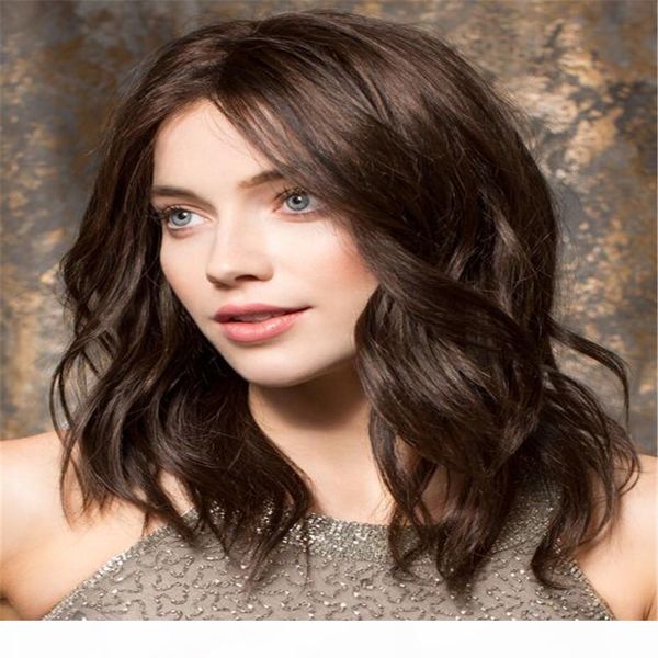 

fashion wig straight hair glueless brazilian human hair 100% full lace wig yaki straight full lace wig virgin with baby color m4 33# kabell, Black;brown