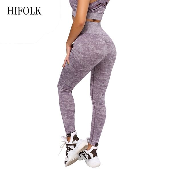 

hifolk new camouflage workout pants fitness women leggings high waist flexible gym sporting leggings stretching slim trousers y200113, Black;white