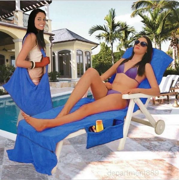 

a-microfiber sunbath lounger bed mate chair towel holiday leisure garden beach towels swimming blankets sea shipping dhd328