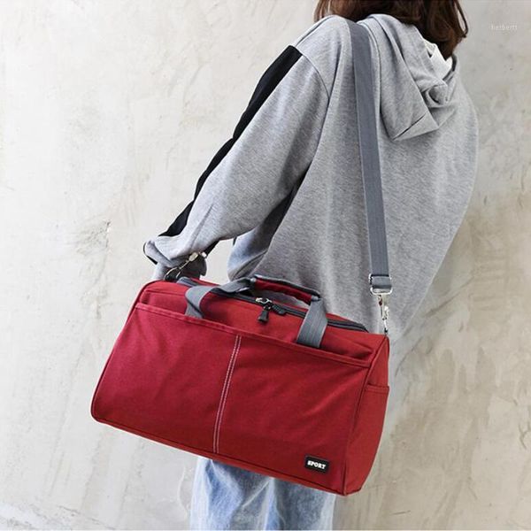 

men travel bag large capacity hand luggage travel duffle bags oxford weekend bags women multifunctional1