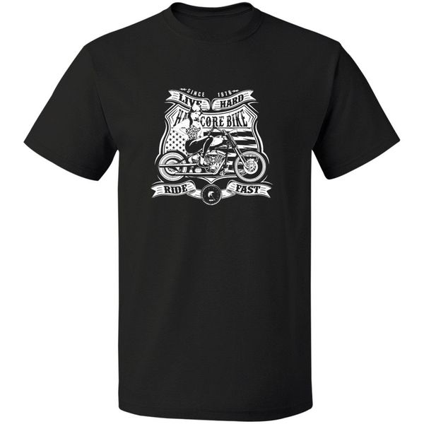 

new arrival men's fashion live hard core biker 1978 t shirt brand new t shirts sport hooded sweatshirt hoodie