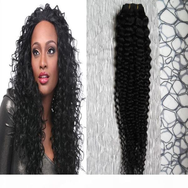 

mongolian kinky curly hair weave bundle 100g mongolian afro kinky curly virgin hair 1pcs double weft quality,no shedding, tangle free, Black