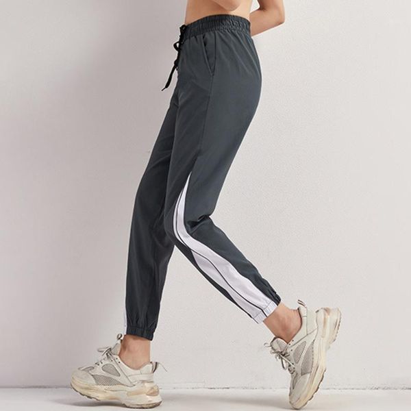 

running pants women patchwork black pencil pant streetwear cargo loose jogger trousers 2021 sweatpants1, Black;blue