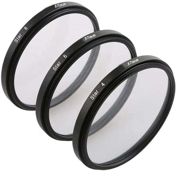 

aipaxal professional 37mm 4/6/8 point camera star lens filter