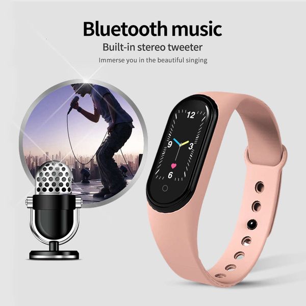 

m5 band 5 tracker 2020 sports digital music wristband smart watch