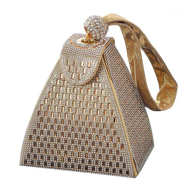 

shoulder bags the rhineston cute shaped triangle evening clutch bag1