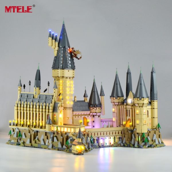 

mtele led light up kit for hogwart's castle light set compatible with 71043 (not include the model) 1008