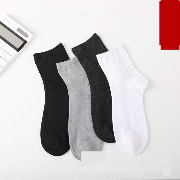

весна и лето высокого класса хлопок мужских средних носков средней трубка носков тонкого досуг бизнес дезодорант сплошного цвет вентиляция e, Black