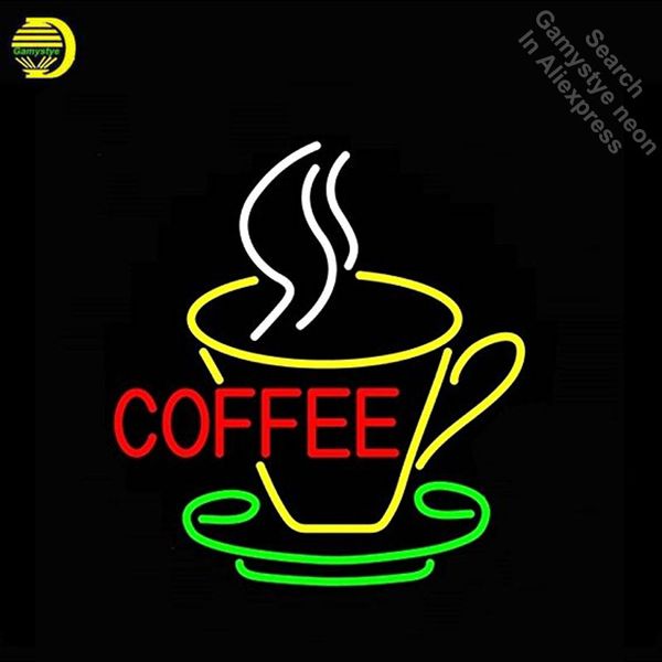 

coffee cafe tea neon sign neon bulb sign glass tube neon lights recreation beer pub iconic vintage sign advertise personalized