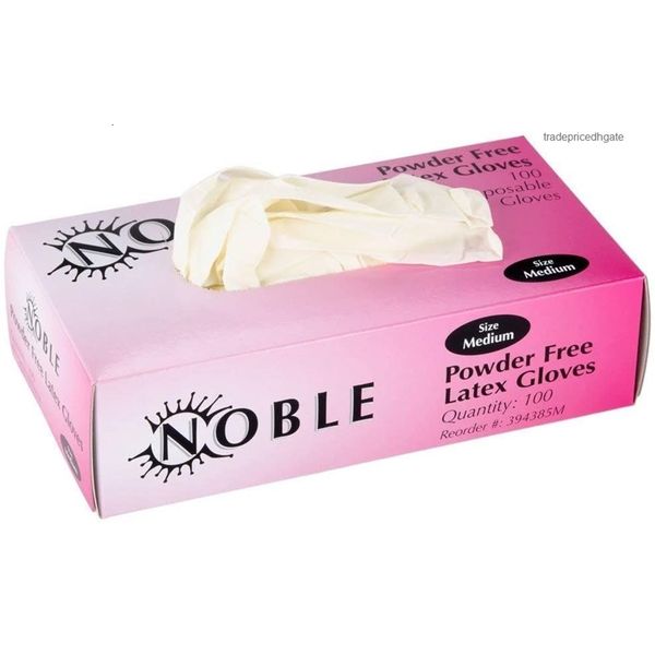 

powder-noble nitrile 4 thick textured blue mil disposable gloves- box of 100 (nitrile medium