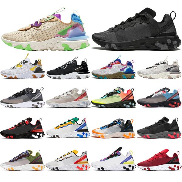 

87 55 triple black white pastel hues running shoes fashion breathable anthracit hyper pink sport sneakers women men trainers walking jogging