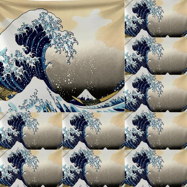 

auxp creative printing tapestry art decor throw bohemian psychedelic moon sun blanket hanging beach towel home art tapestries dorm wall deco