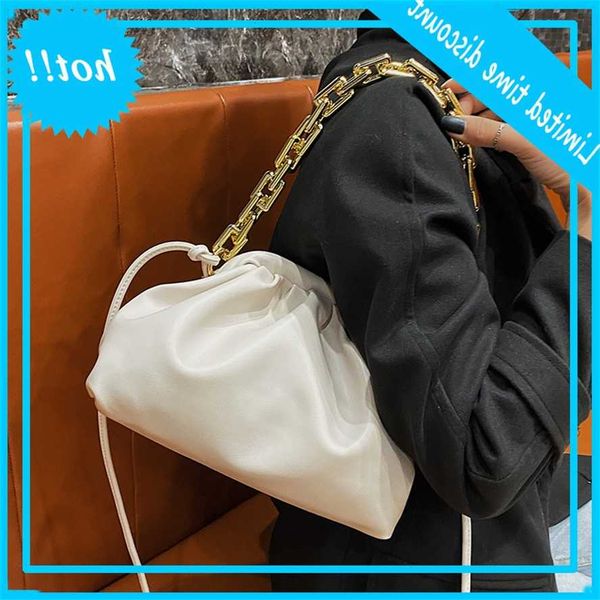 

fashion effects color fluid handbags thick chain shoulder bags for 2021 day clutch brand designer arm bag women